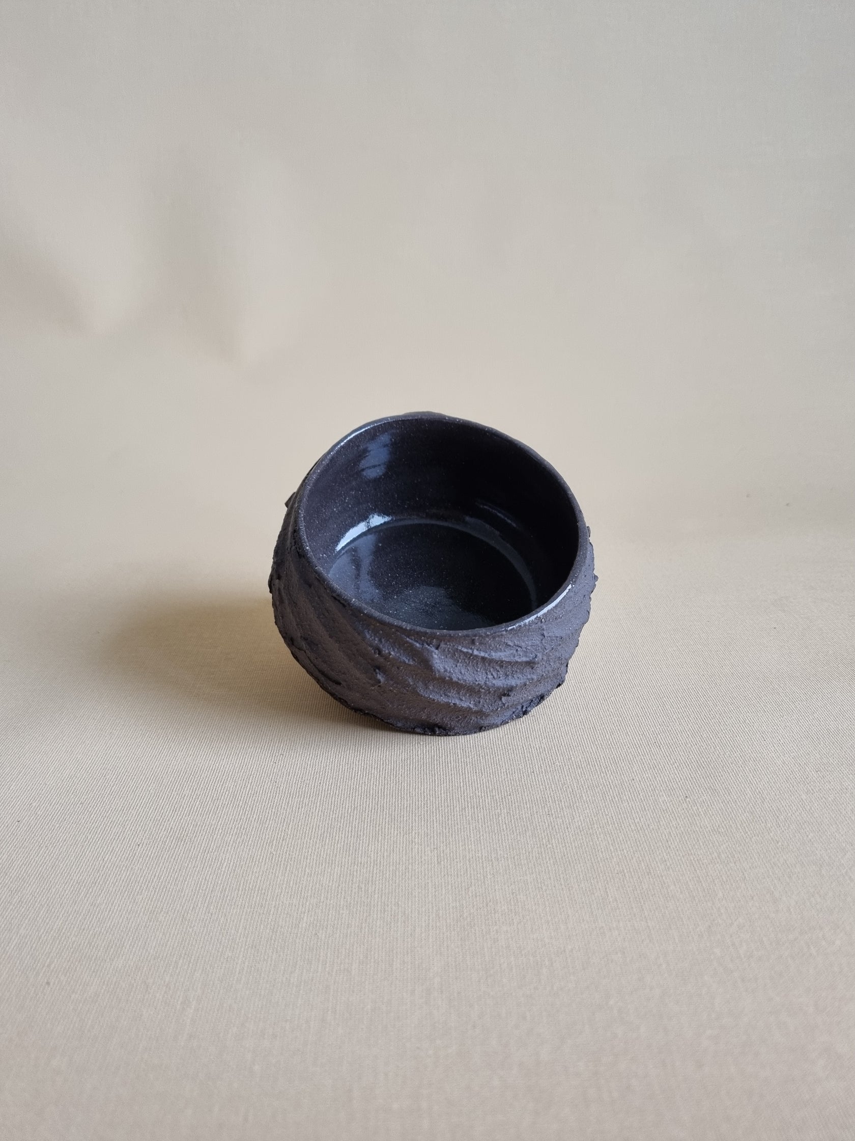 Kurinuki cup: Charcoal #06