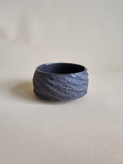 Kurinuki cup: Charcoal #06