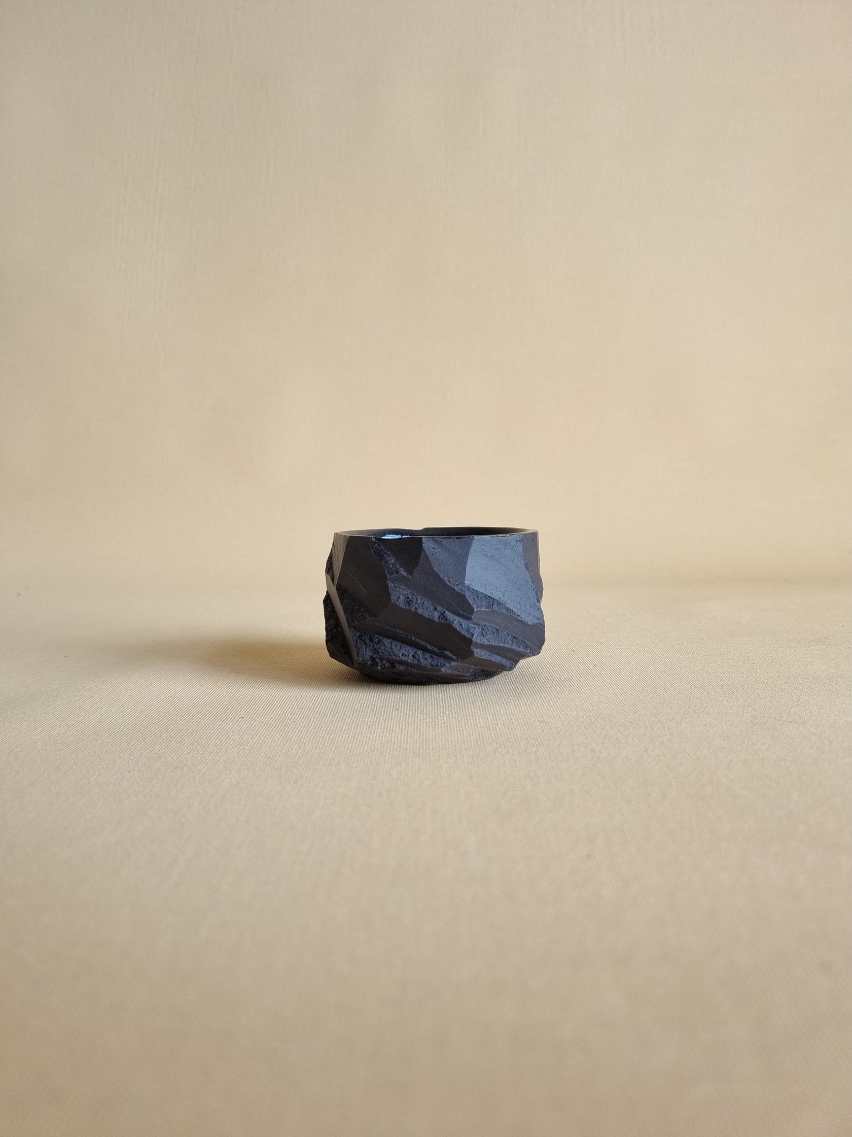 Kurinuki cup: Obsidian #01