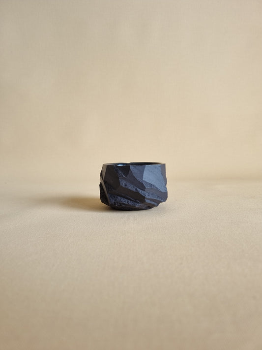 Kurinuki cup: Obsidian #01