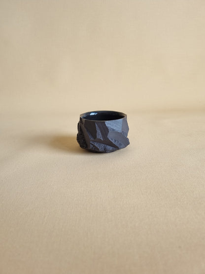 Kurinuki cup: Obsidian #01