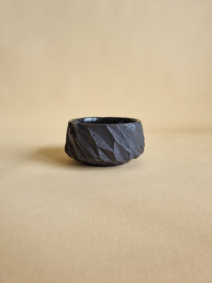 Kurinuki cup: Obsidian #02