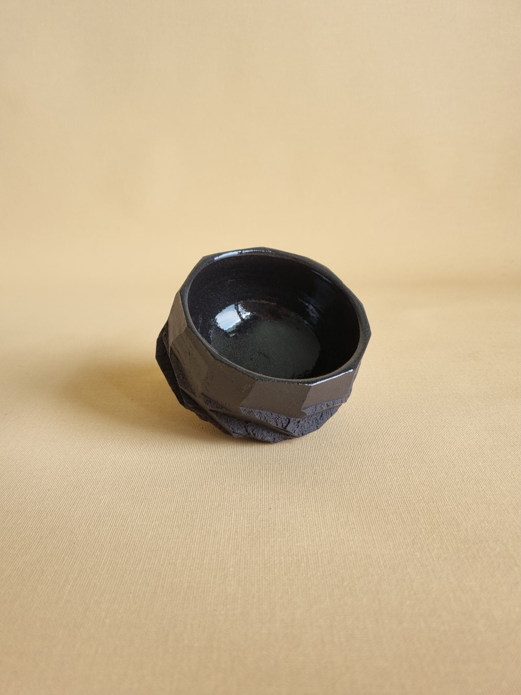 Kurinuki cup: Obsidian #03