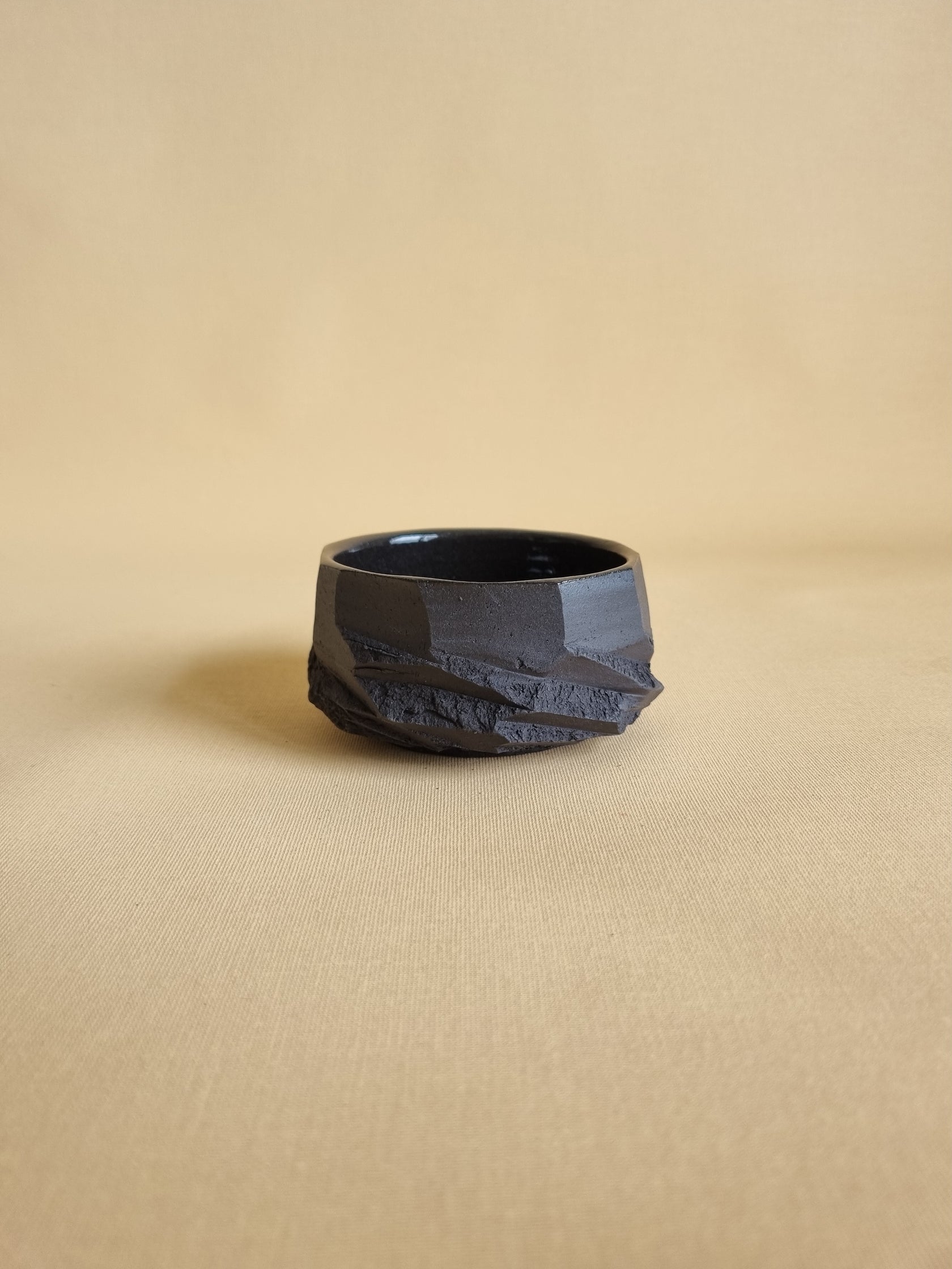Kurinuki cup: Obsidian #03
