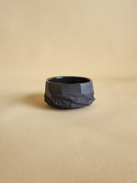 Kurinuki cup: Obsidian #03