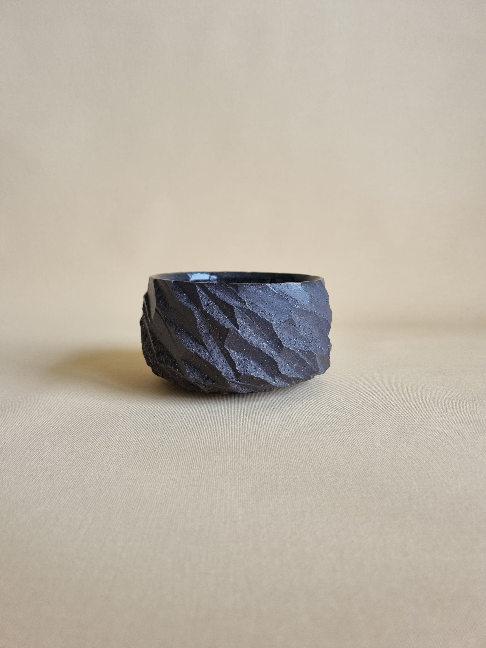 Kurinuki cup: Charcoal #01