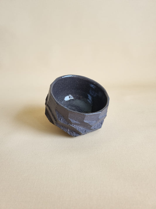 Kurinuki cup: Charcoal #02