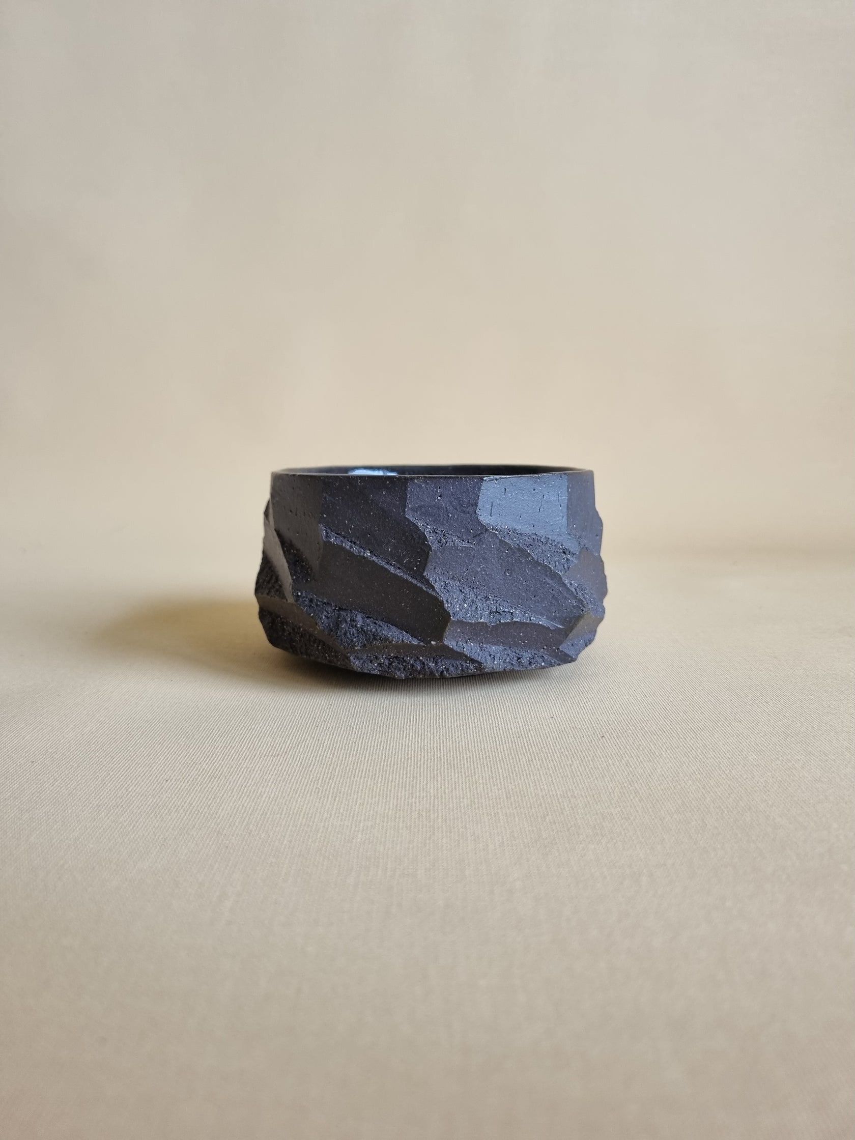 Kurinuki cup: Charcoal #03