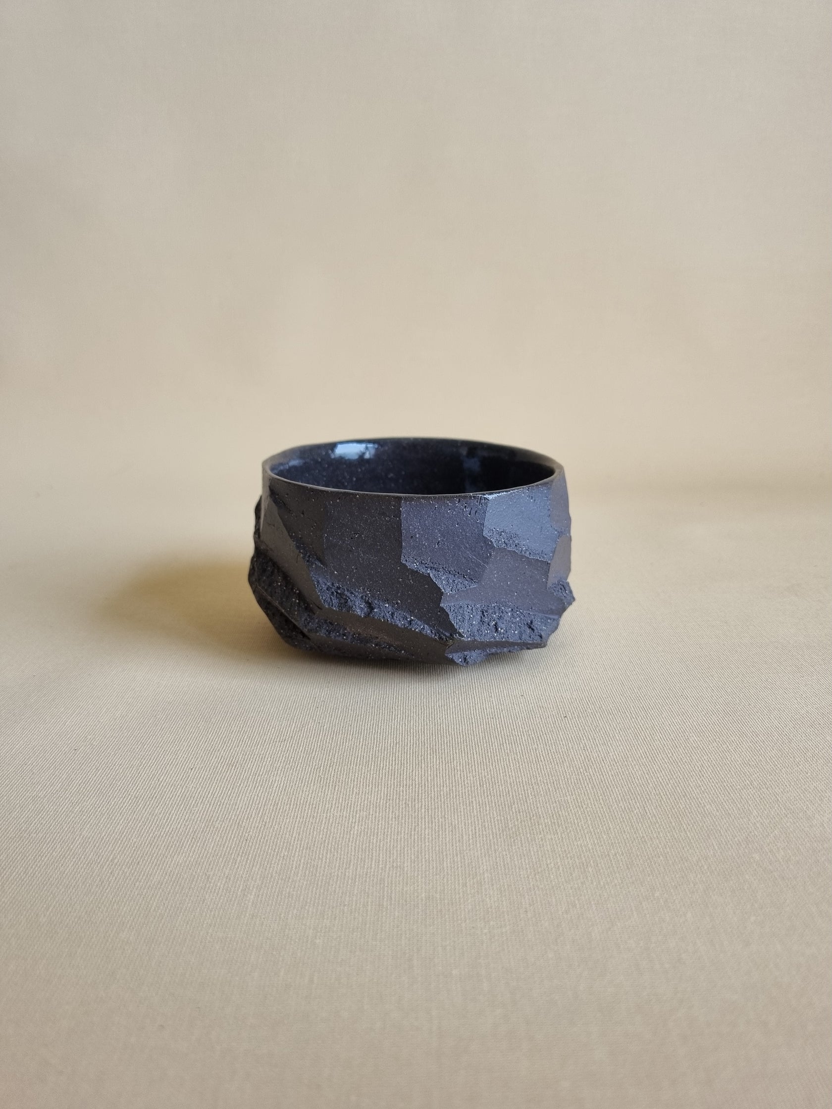 Kurinuki cup: Charcoal #03