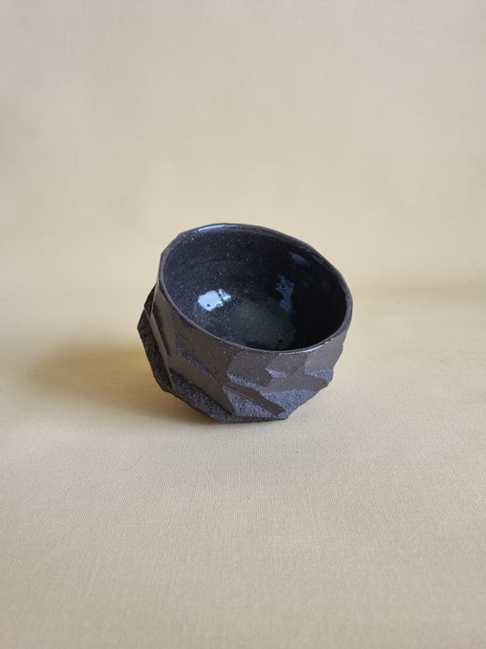 Kurinuki cup: Charcoal #03