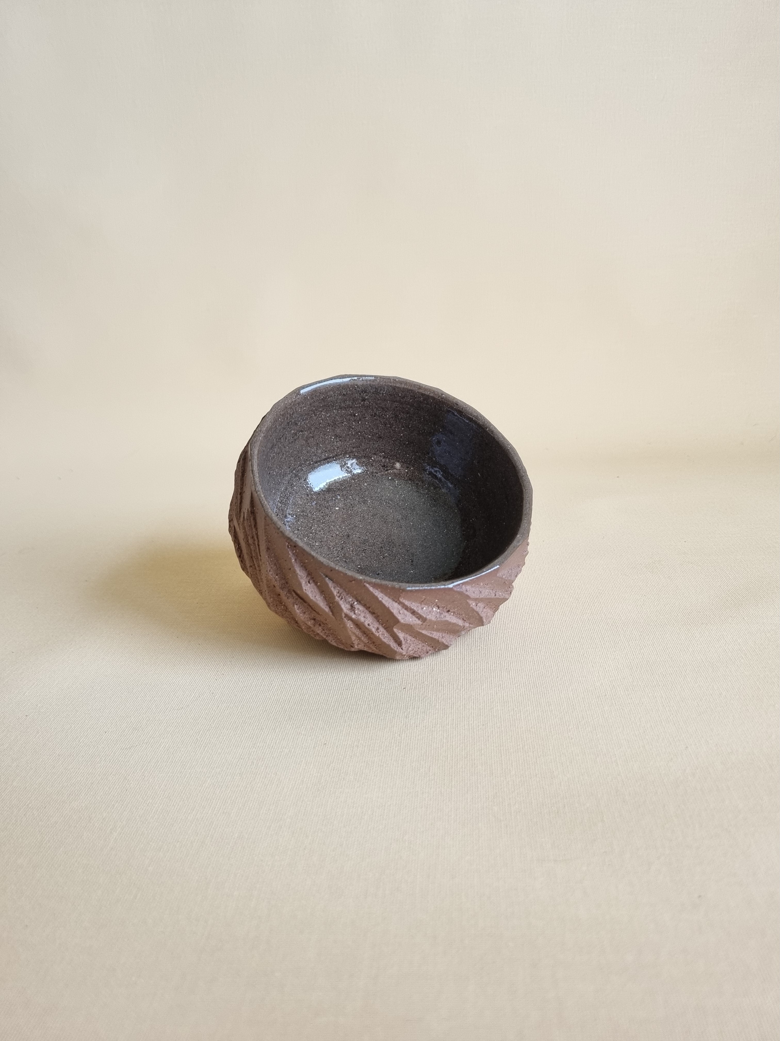 Kurinuki cup: Cherry Chocolate #06 – Boon Ceramics