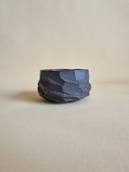 Kurinuki cup: Charcoal #04