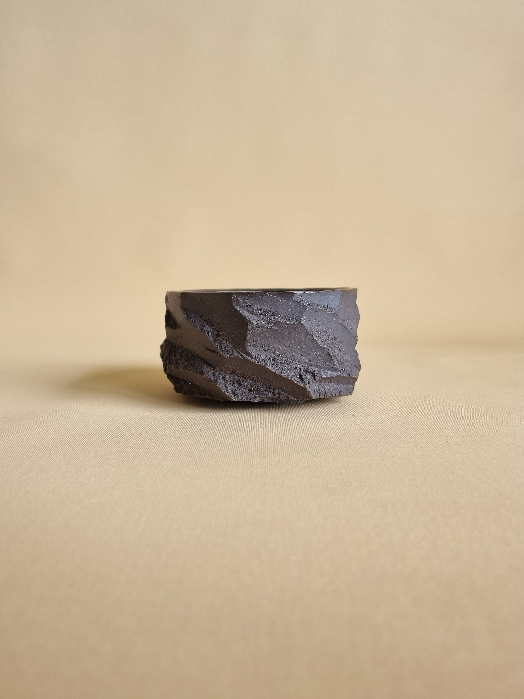 Kurinuki cup: Charcoal #05