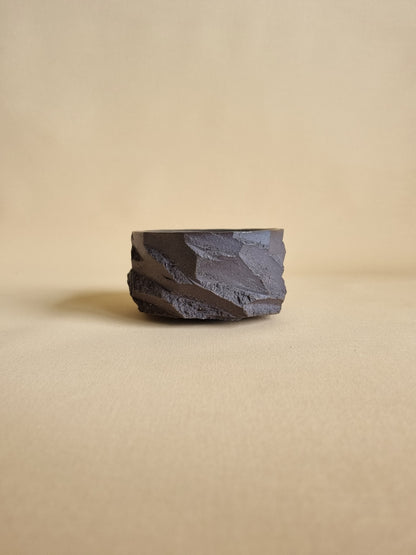 Kurinuki cup: Charcoal #05