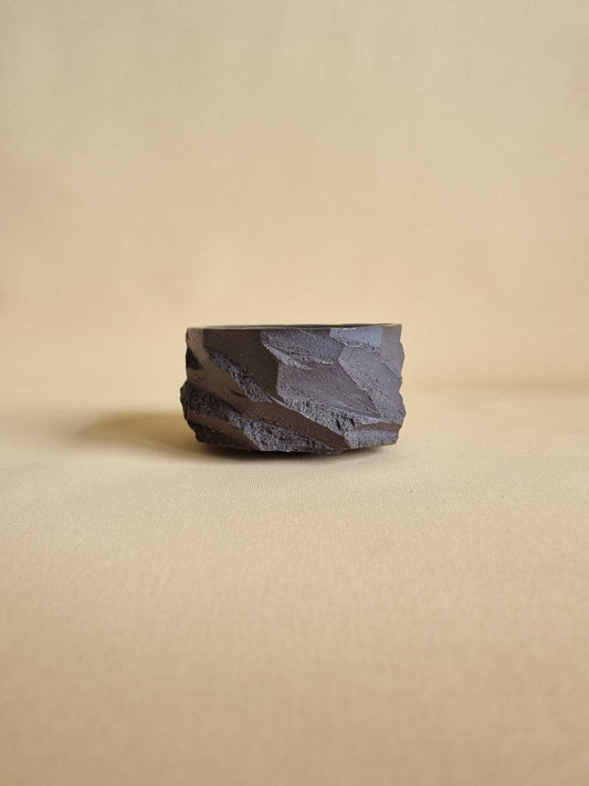 Kurinuki cup: Charcoal #05