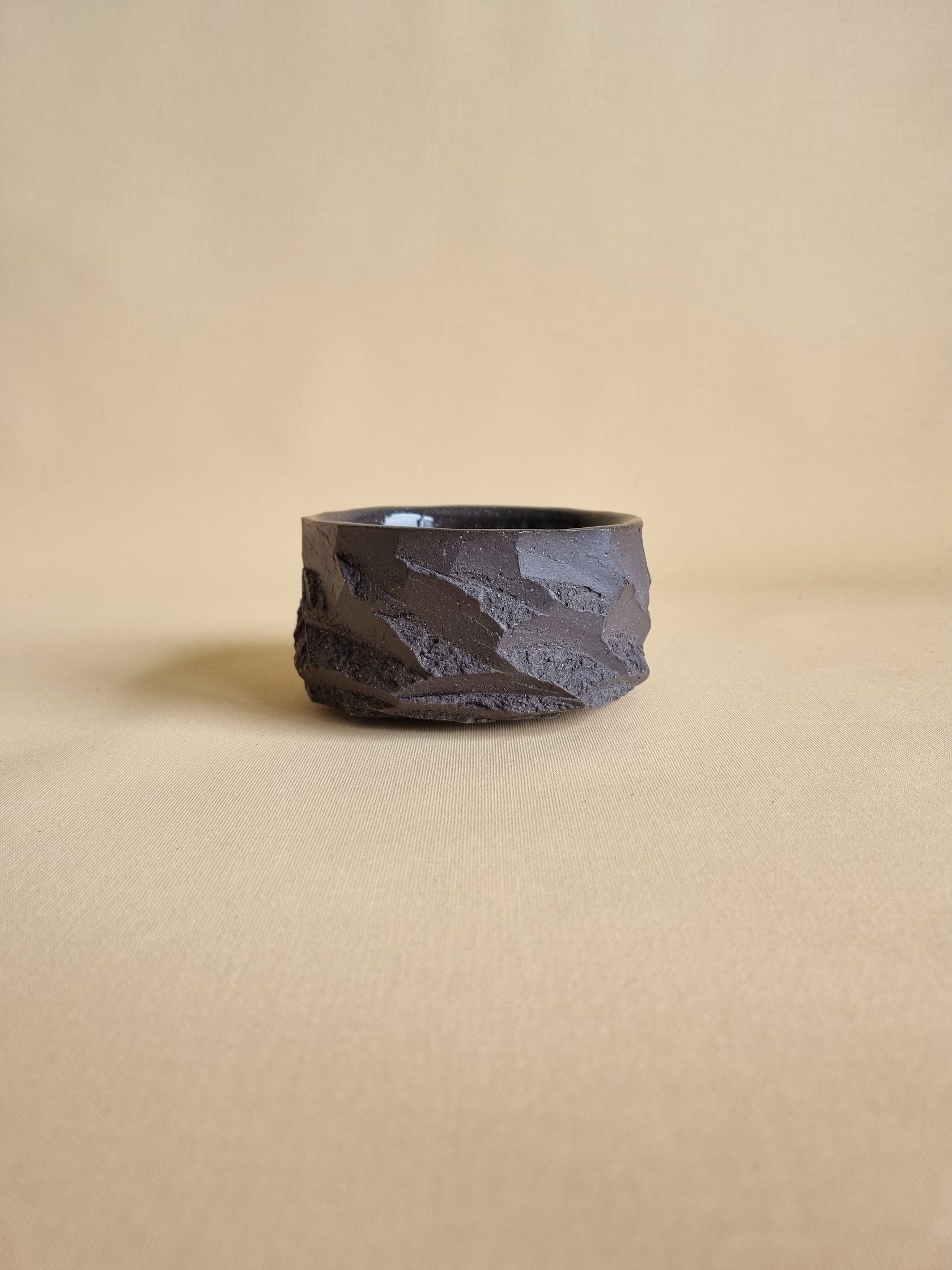 Kurinuki cup: Charcoal #05