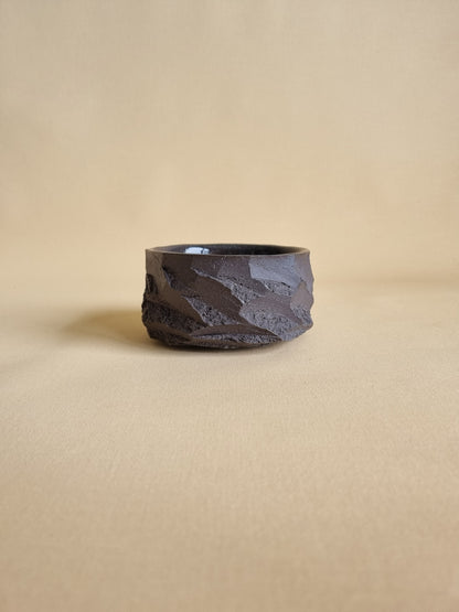 Kurinuki cup: Charcoal #05