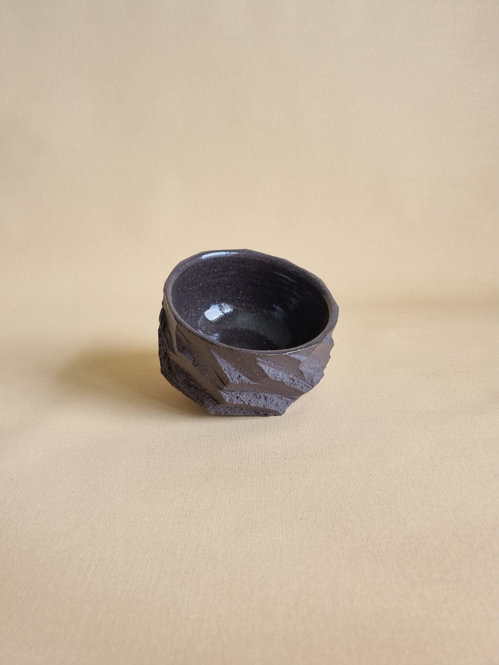 Kurinuki cup: Charcoal #05