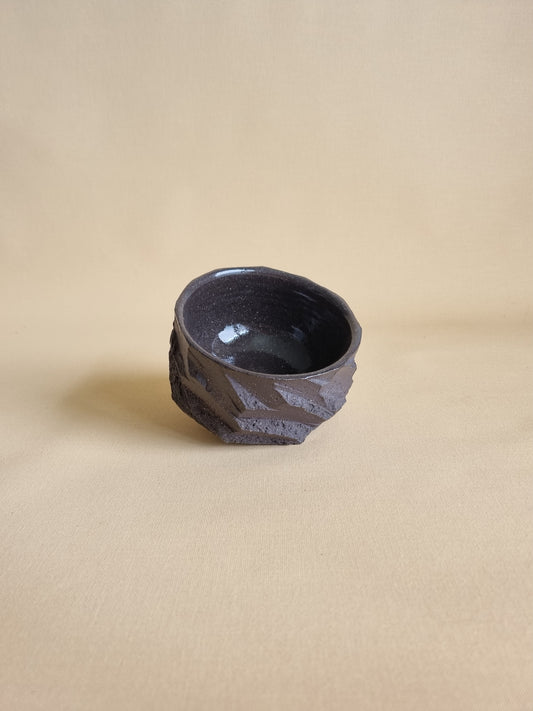 Kurinuki cup: Charcoal #05