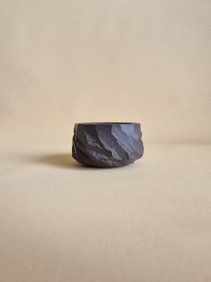 Kurinuki cup: Charcoal #06