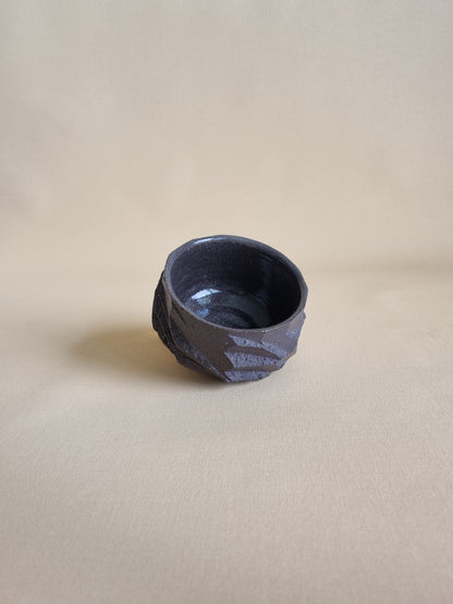 Kurinuki cup: Charcoal #06