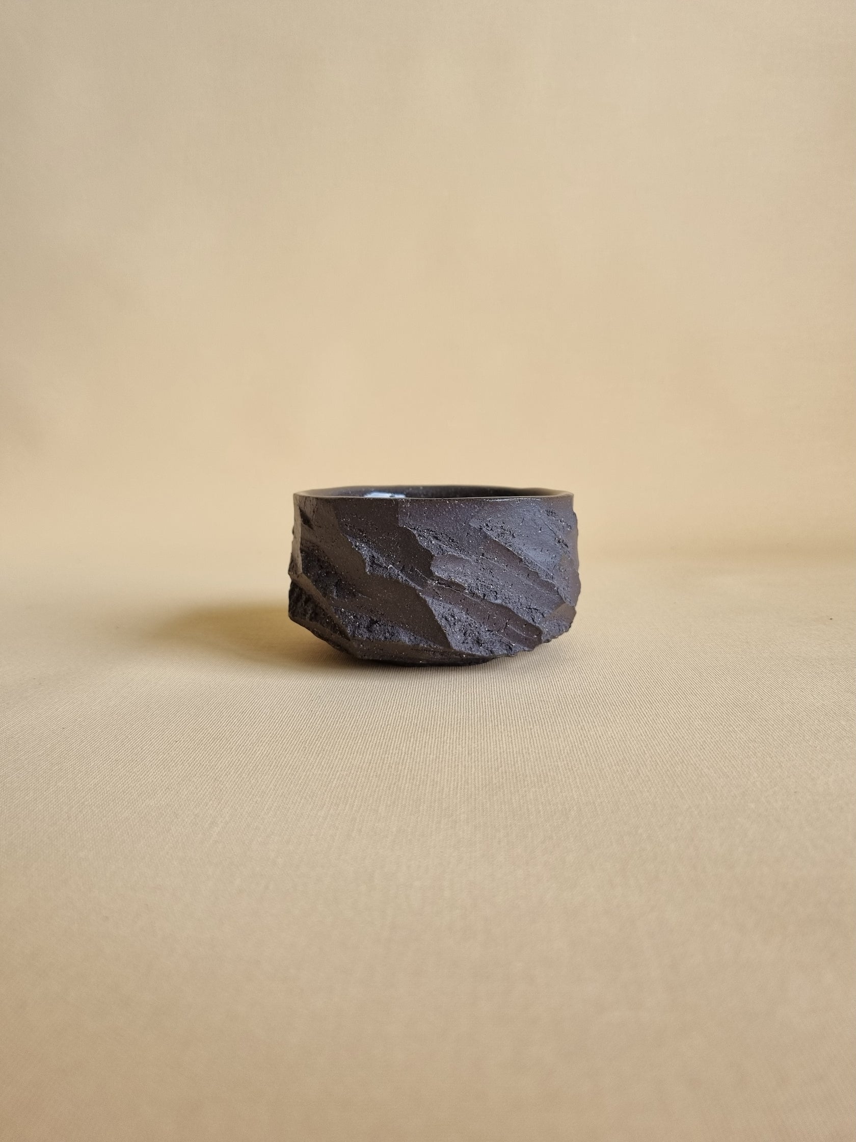Kurinuki cup: Charcoal #07