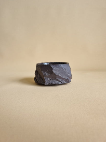 Kurinuki cup: Charcoal #08