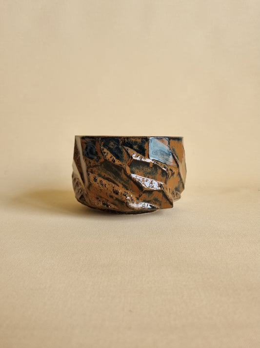 Kurinuki cup: Copper Ore #01