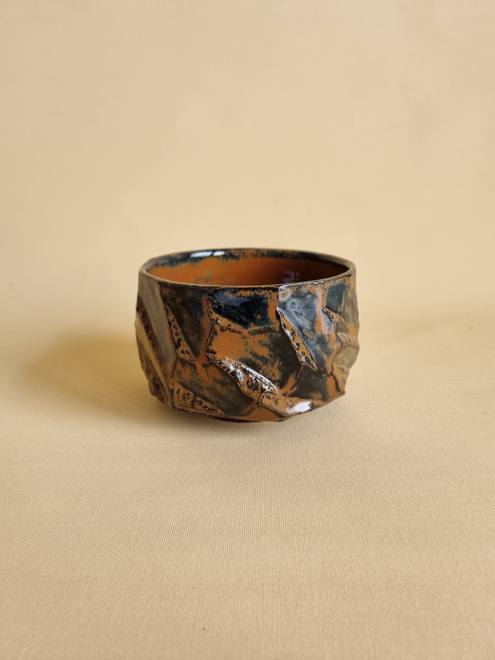 Kurinuki cup: Copper Ore #01