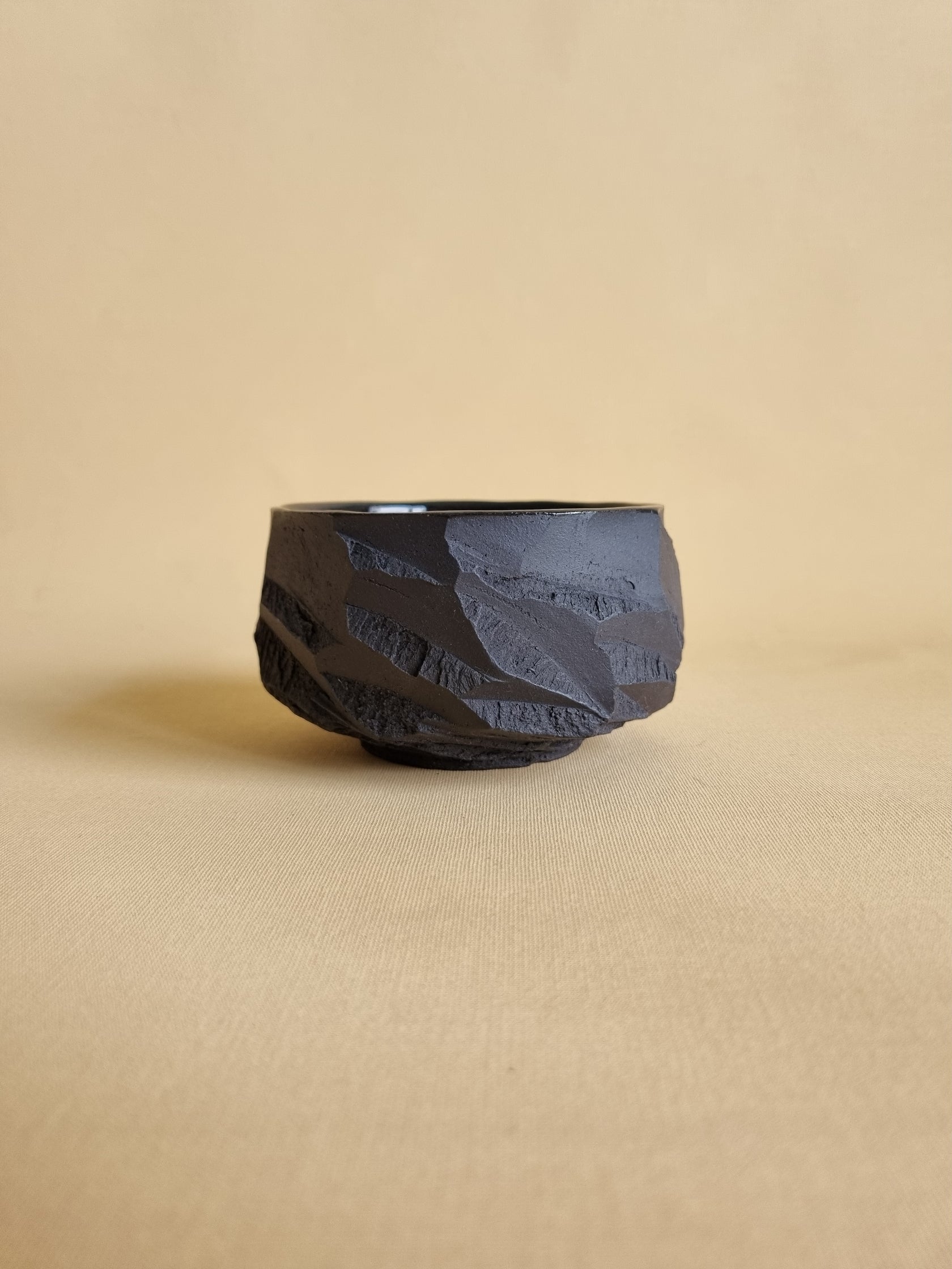 Kurinuki cup: Obsidian #01