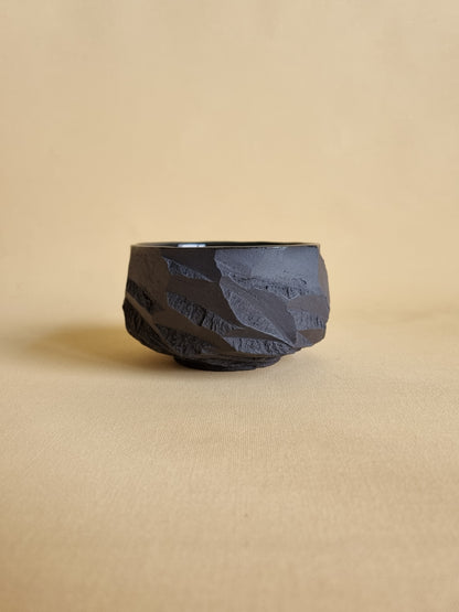 Kurinuki cup: Obsidian #01