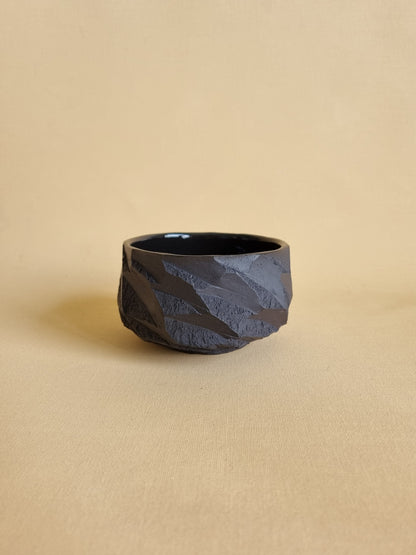 Kurinuki cup: Obsidian #01