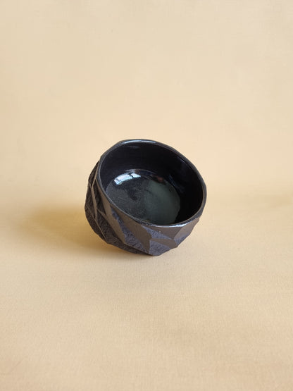 Kurinuki cup: Obsidian #01