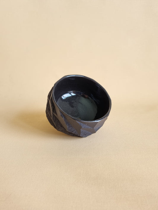 Kurinuki cup: Obsidian #01