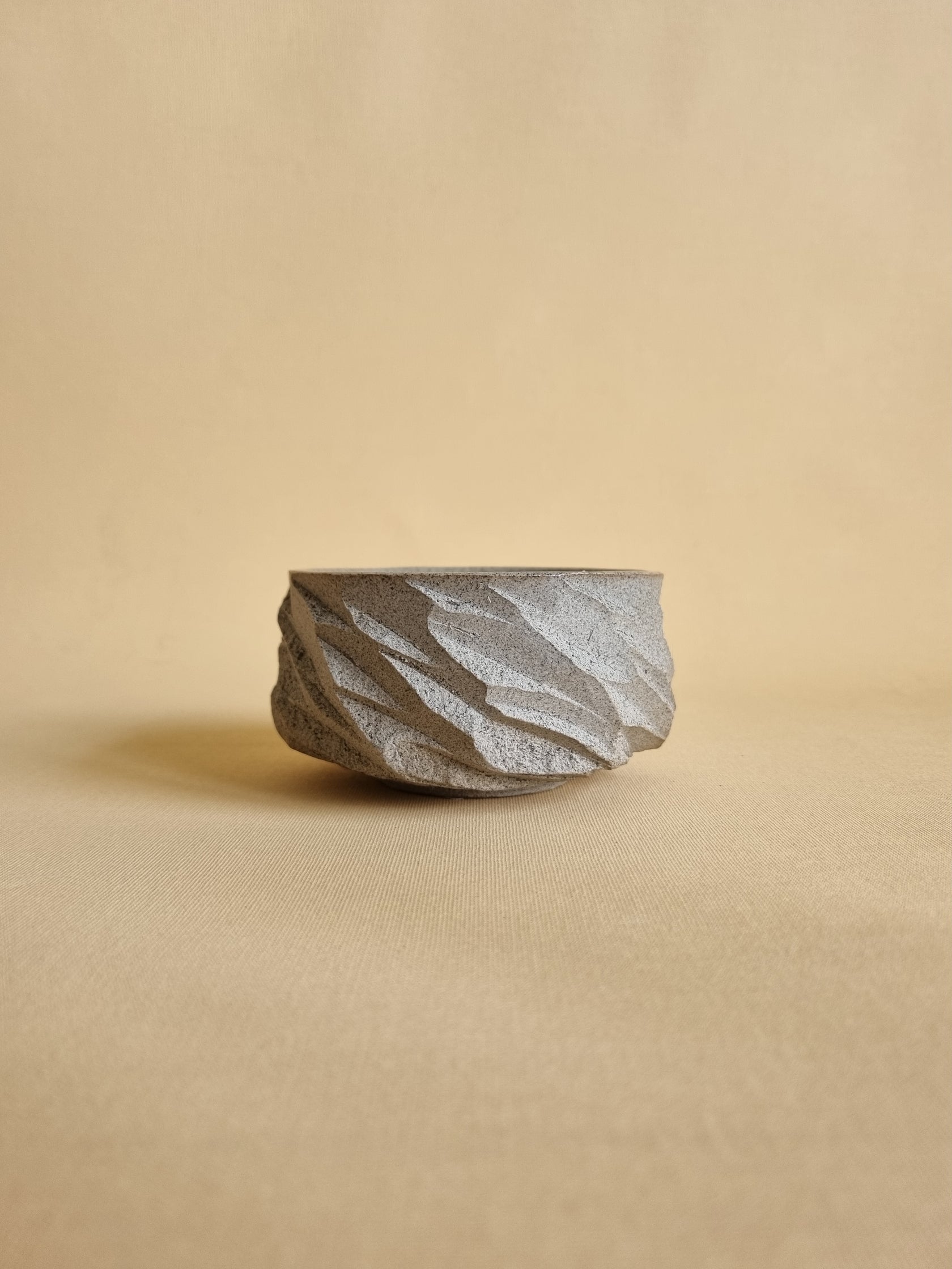 Kurinuki cup: Stone #06