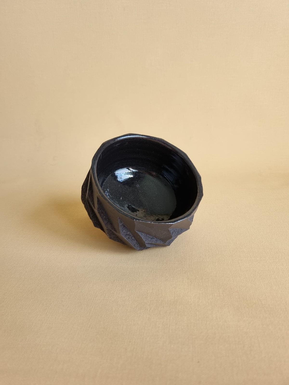 Kurinuki cup: Obsidian #02