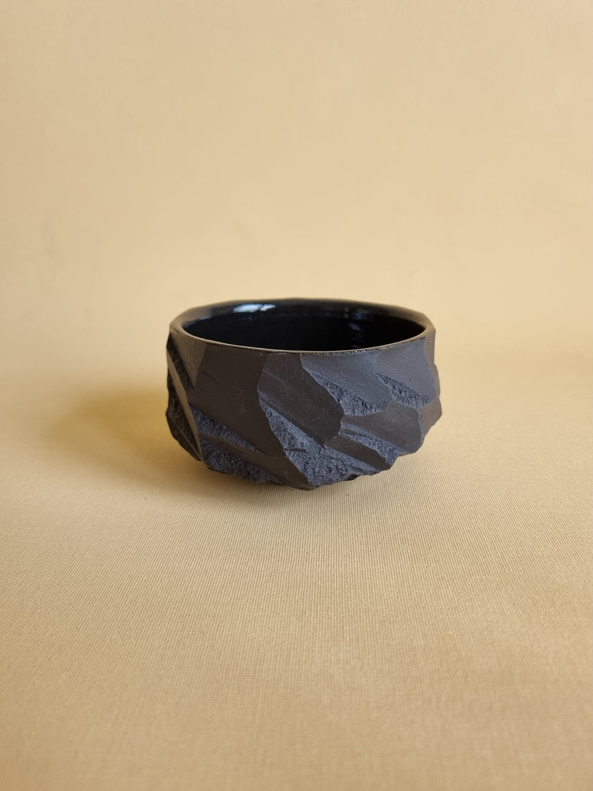 Kurinuki cup: Obsidian #02