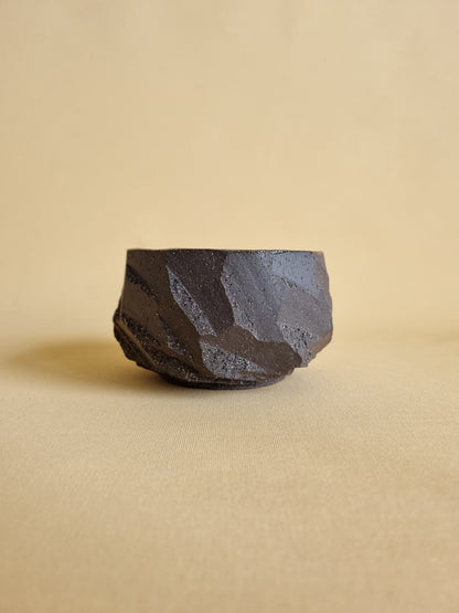 Kurinuki cup: Charcoal #03