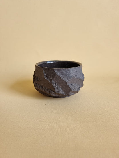 Kurinuki cup: Charcoal #03