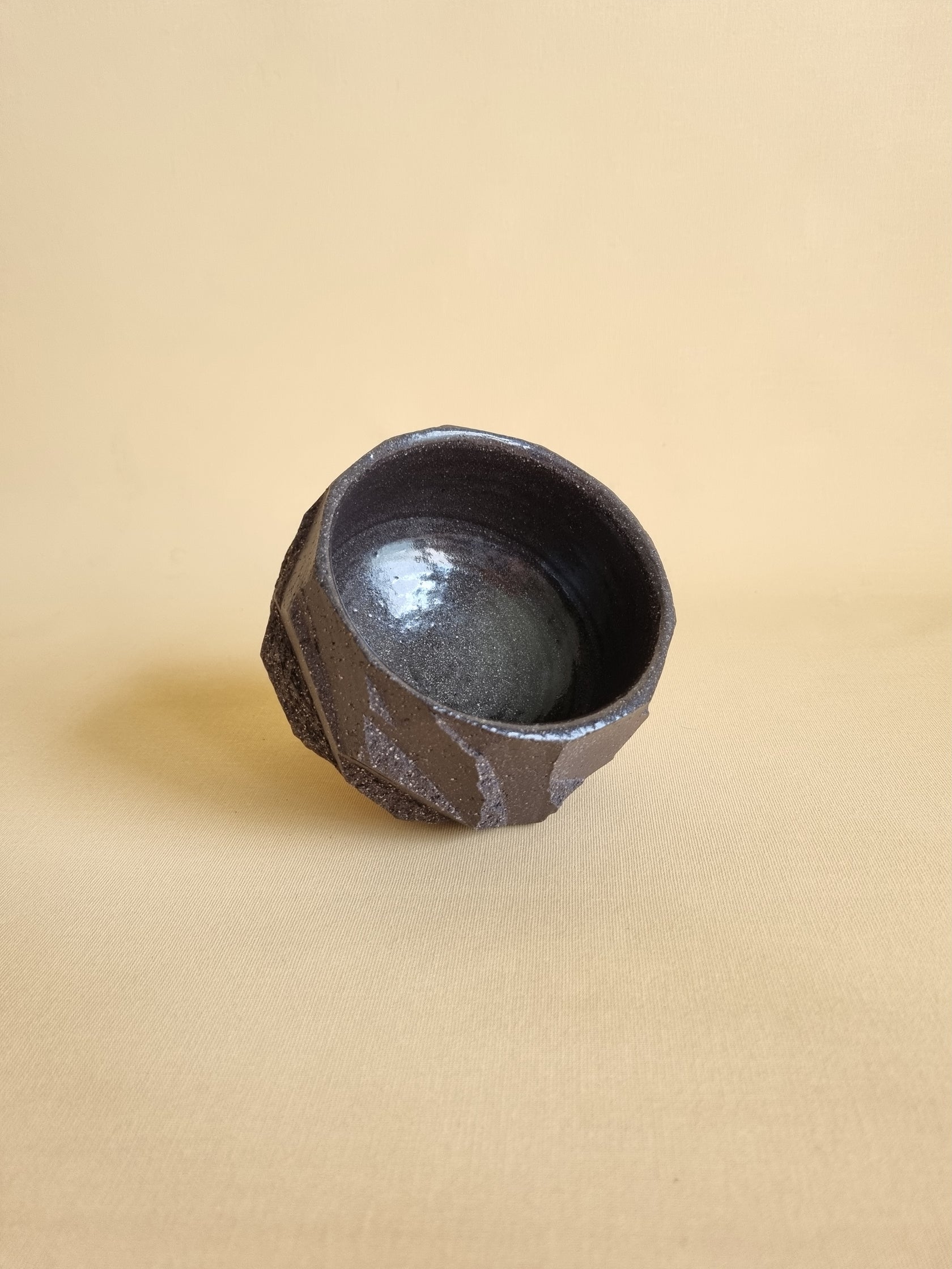 Kurinuki cup: Charcoal #03