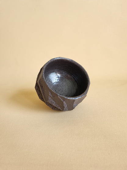 Kurinuki cup: Charcoal #03