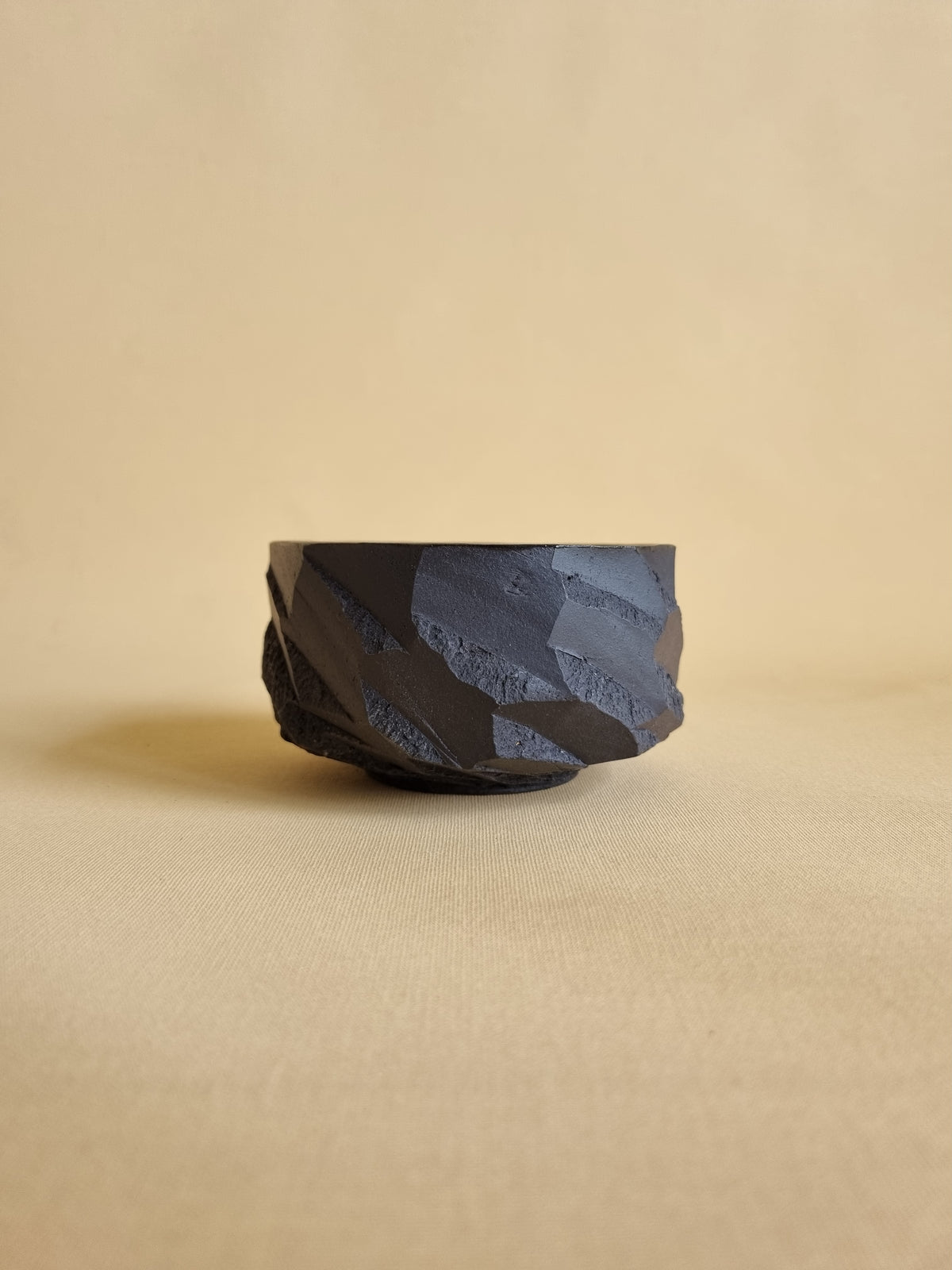 Kurinuki cup: Obsidian #03