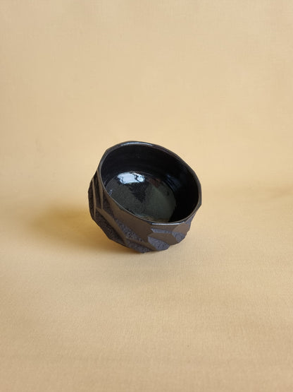Kurinuki cup: Obsidian #03