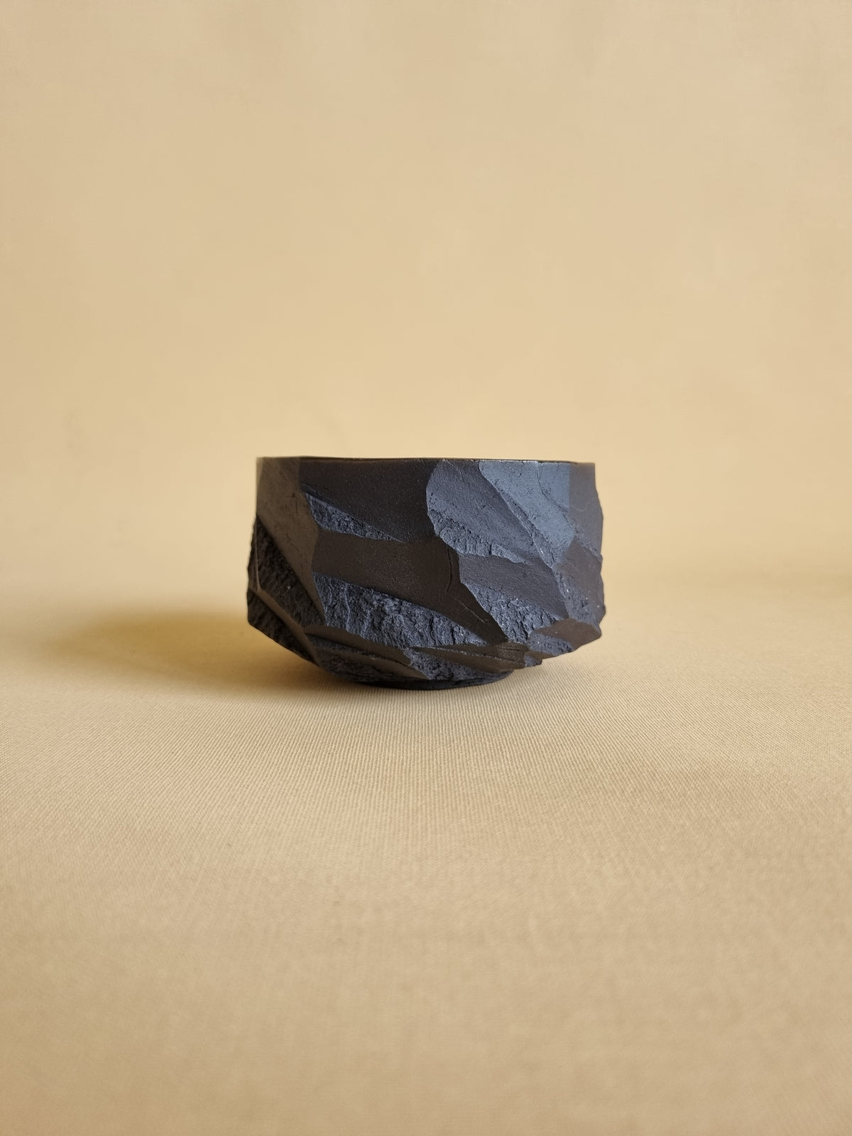 Kurinuki cup: Obsidian #04
