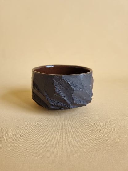 Kurinuki cup: Obsidian #04