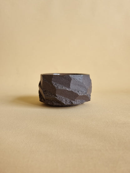 Kurinuki cup: Charcoal #04