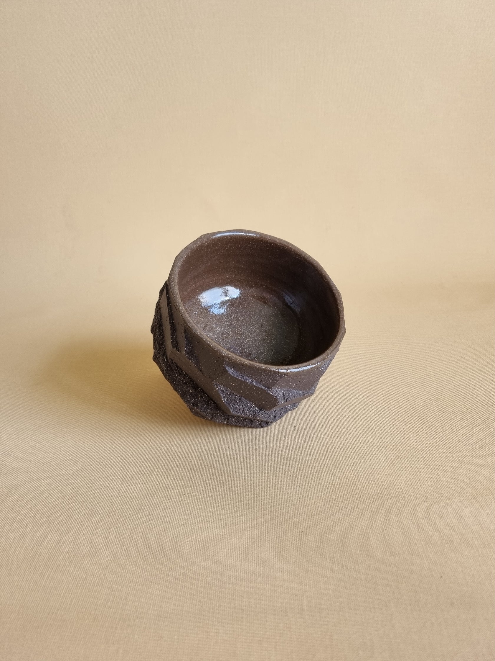 Kurinuki cup: Charcoal #04