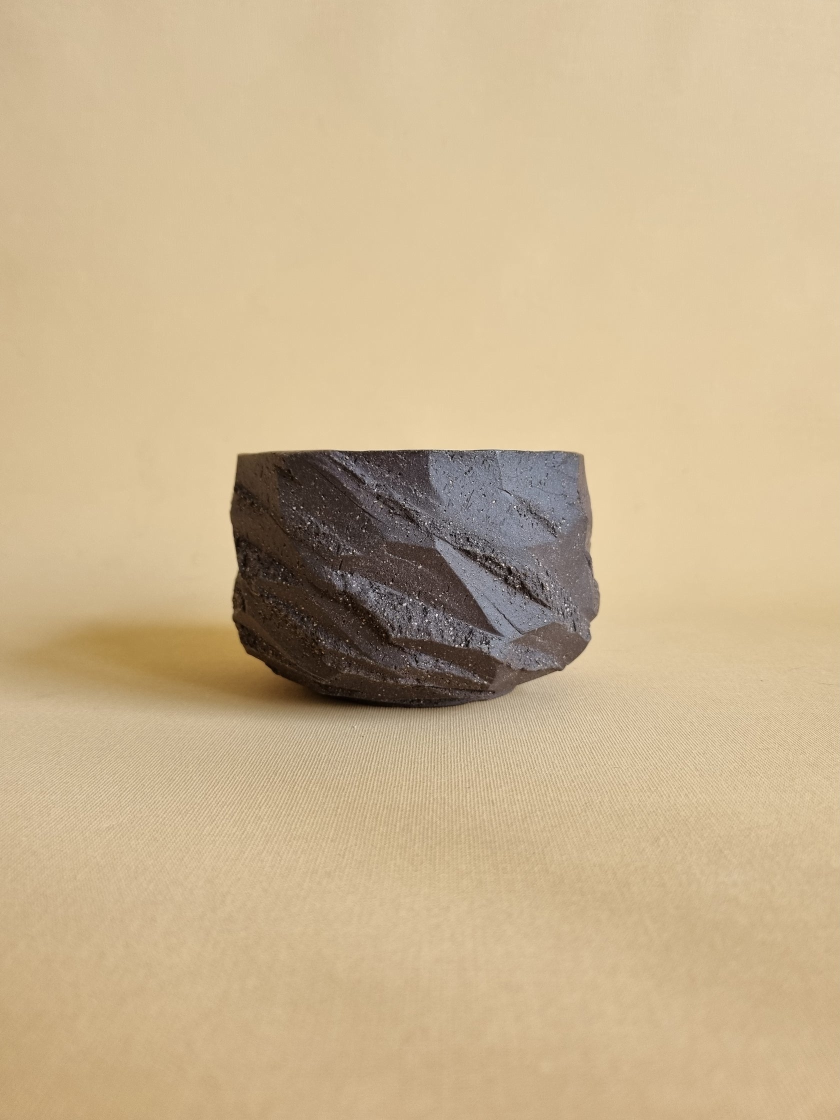 Kurinuki cup: Charcoal #05