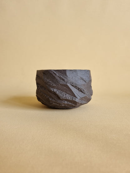 Kurinuki cup: Charcoal #05