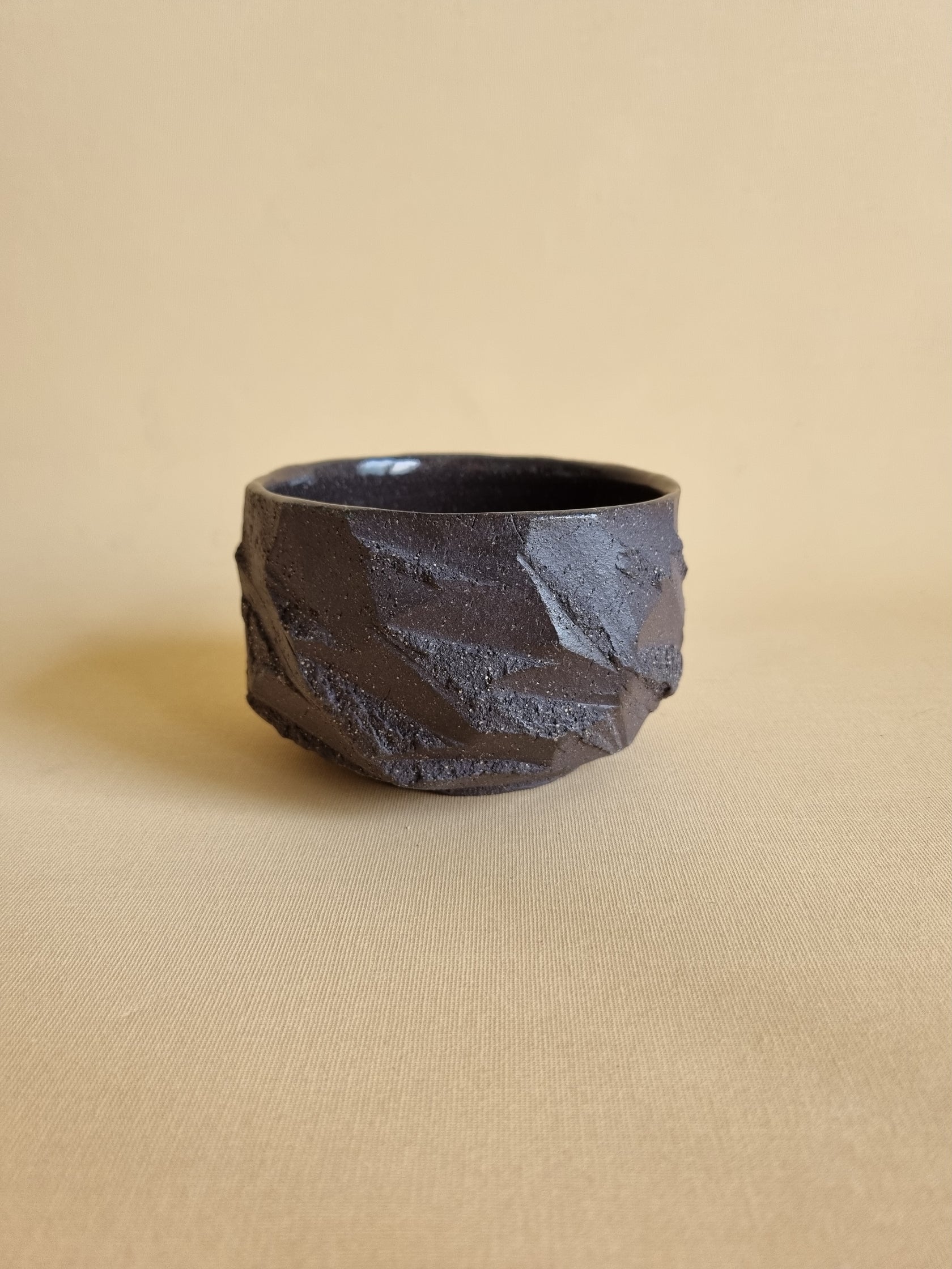 Kurinuki cup: Charcoal #05
